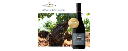 GOLD for Attunga 1865 Shiraz - Decanter World Wine Awards