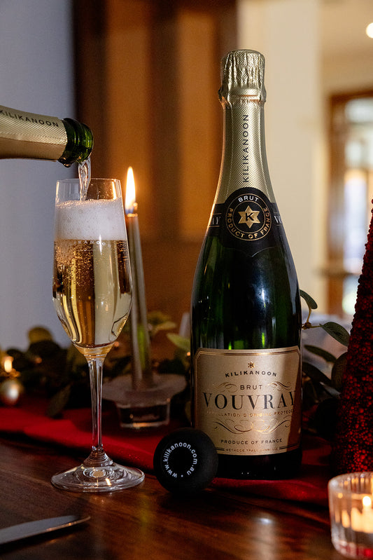 NV Vouvray Méthode Traditionnelle - French Christmas 6pk + stopper